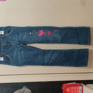 Girls embroidered jeans, flared